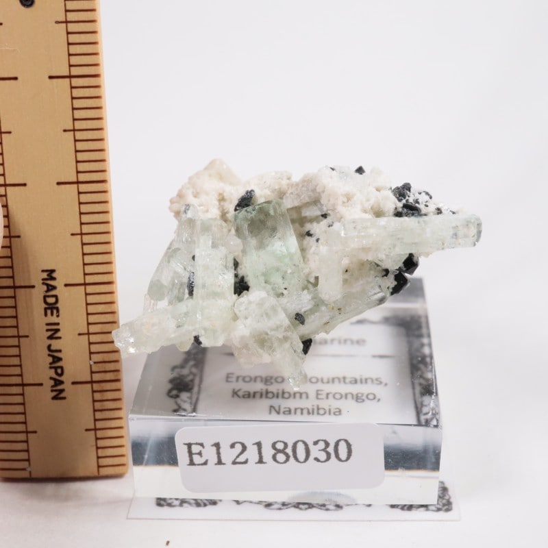 ナミビア産　アクアマリン　柱状原石 ナミビア産 アクアマリン | 鉱物標本,ハ行,ベリル/緑柱石 | ほたるみ