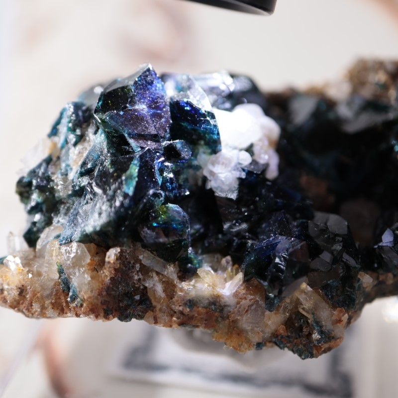 天藍石 Lazulite ラズライト カナダ産 結晶 原石 標本 約327ct 10