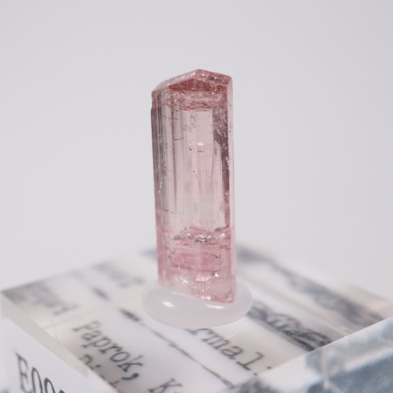 い*ぬ様 【22Ct】アフガニスタン産 インディゴライト トルマリン 鉱物標本 インディゴライトトルマリン 1.729ctルース