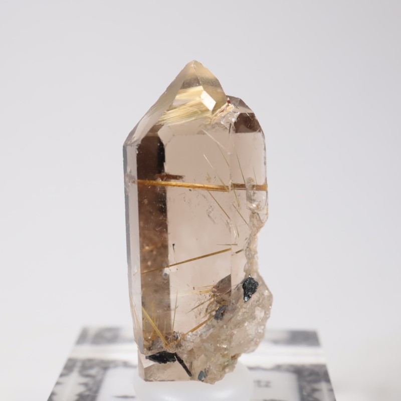ブラジル産 ルチル入り水晶 | 鉱物標本,カ行,クォーツ/水晶 | ほたるみ