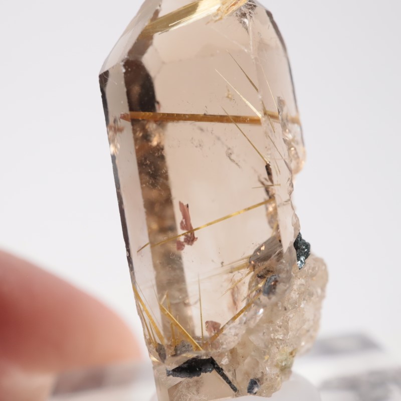 ブラジル産 ルチル入り水晶 | 鉱物標本,カ行,クォーツ/水晶