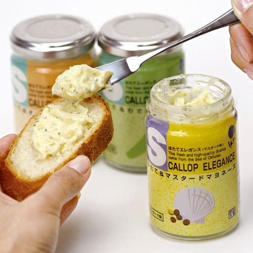 公式通販】帆立屋しんや｜ほたてエレガンス120g瓶マスタード味※冷凍不可