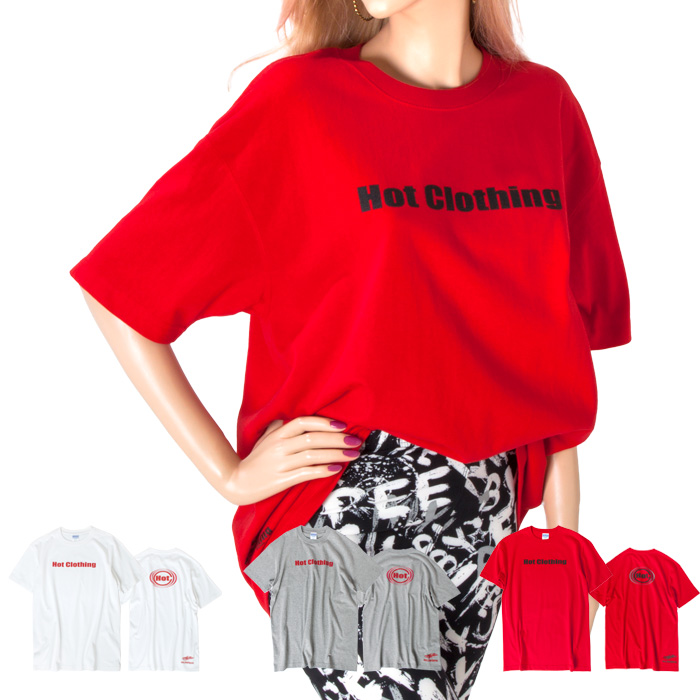HotClothingオリジナル ロゴプリント ビックTシャツ メンズXL -hot-t003