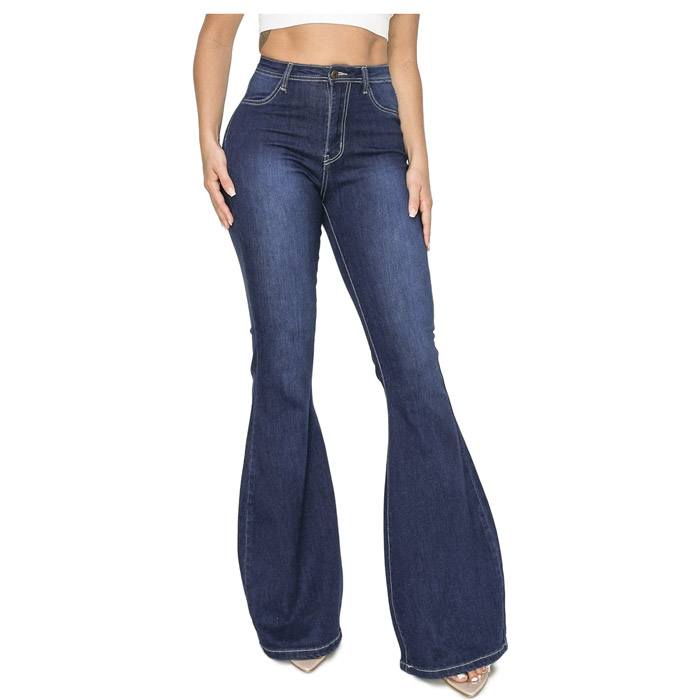 ストレッチデニムフレアパンツ デニムパンツ ジーンズ LOVER BRAND STRETCH,High RISEWITH ZIPPER FLY,FLARE JEANS【LA★インポート】 -la-dz-pt165