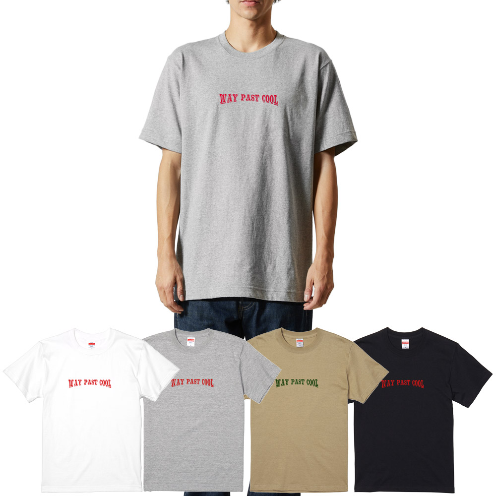 WAY PAST COOL ロゴプリント Tシャツ メンズ  ハイクオリティー Tシャツ 5.6オンス hot-5001way