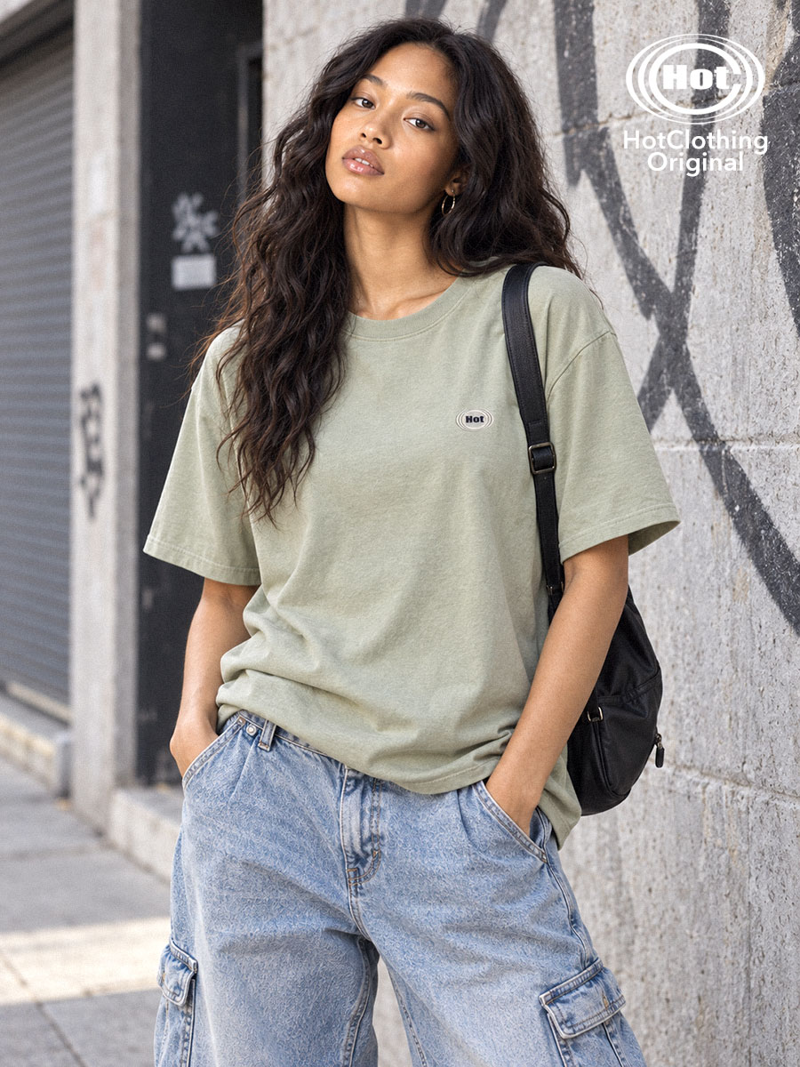 [HotClothing Original] Hot First Mark ロゴTシャツ 6.2オンス プレミアムTシャツ United Athle ユニセックス メンズ レディース hot-t594201-mc