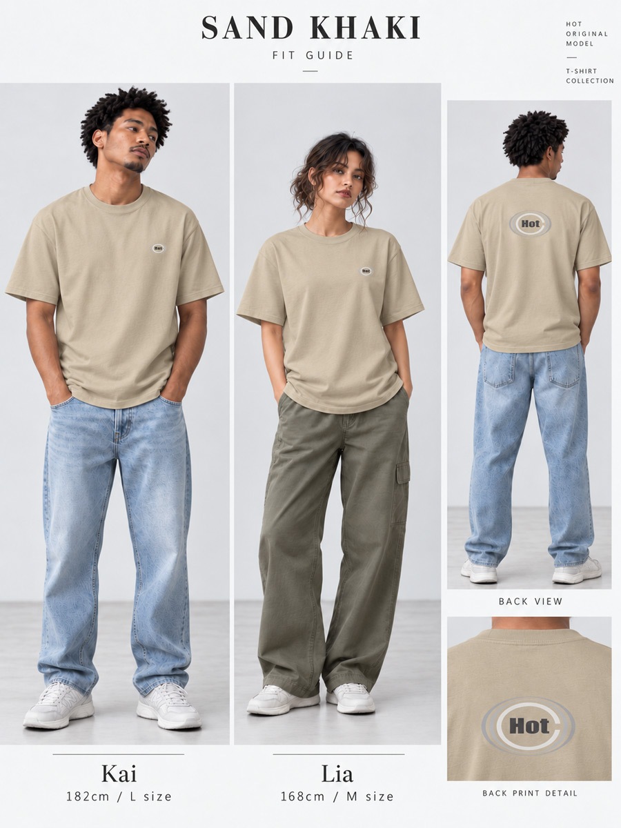 [HotClothing Original] Hot First Mark ロゴTシャツ 6.2オンス プレミアムTシャツ United Athle ユニセックス メンズ レディース hot-t594201-mc