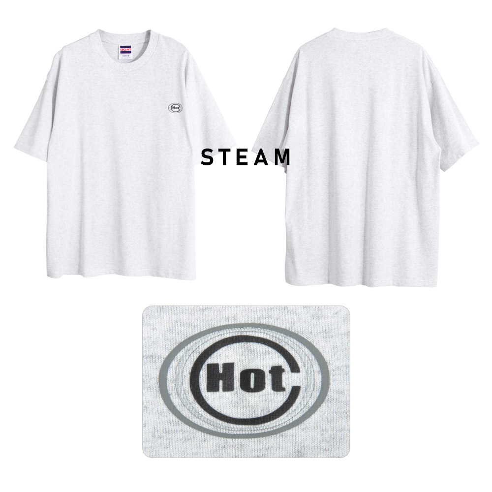 Hotロゴ プリント オーバーサイズ Tシャツ GOAT SHORT SLEEVE