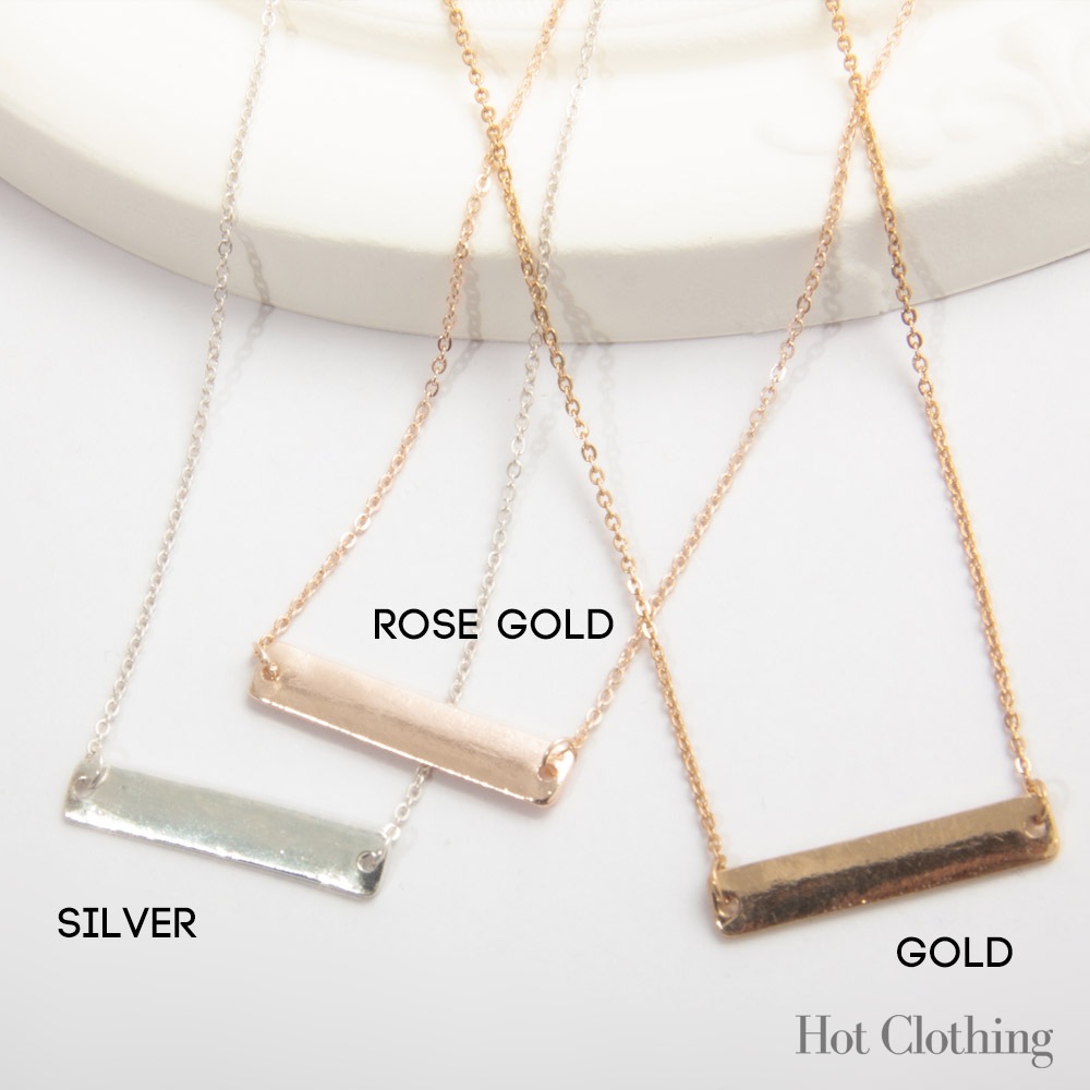 【14K】(14金) line necklace バーネックレス☆送料関税込 14K Gold] 2mm Rope Chain 14金 ロープチェーン 14金チェーン