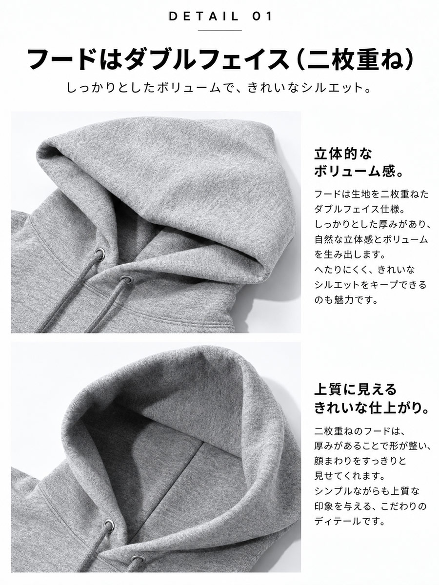 [HotClothing Original] 3color Hotロゴ 15.5oz 裏起毛 オーバーサイズ スウェットパーカー ユニセックス S-XL hot-goat-9060