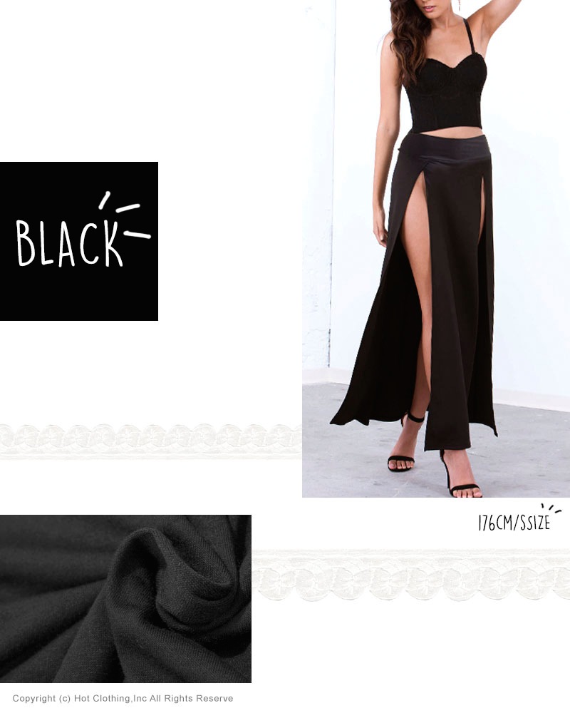 HyperCouture ハイパークチュール　スリットスカート　ペイント加工 HyperCouture ハイパークチュール スリットスカート ペイント加工