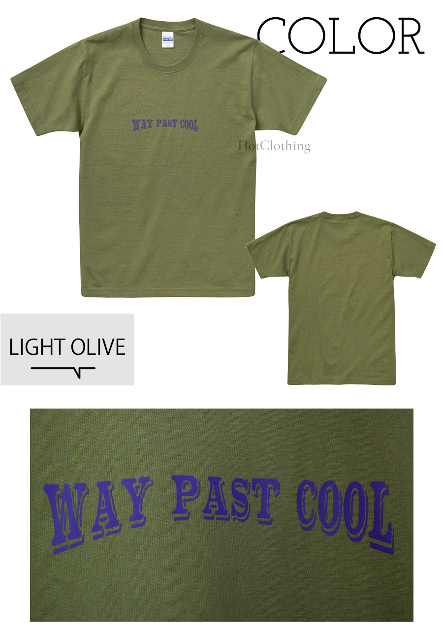WAY PAST COOL ロゴプリント Tシャツ メンズ オーセンティック スーパーヘヴィーウェイト 7.1オンス -hot-4252way