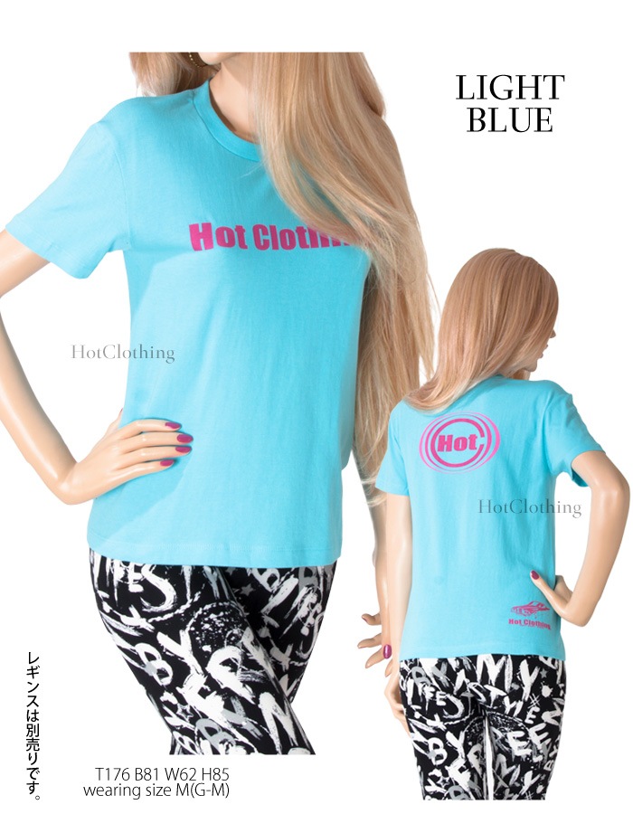 HotClothingオリジナル HotマークロゴプリントTシャツ -hot-t002