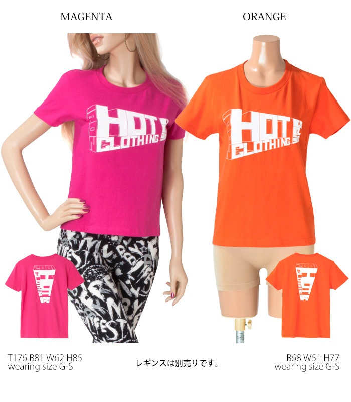 20 years since 2001 HotClothingオリジナル HotマークロゴプリントTシャツ -hot-t004
