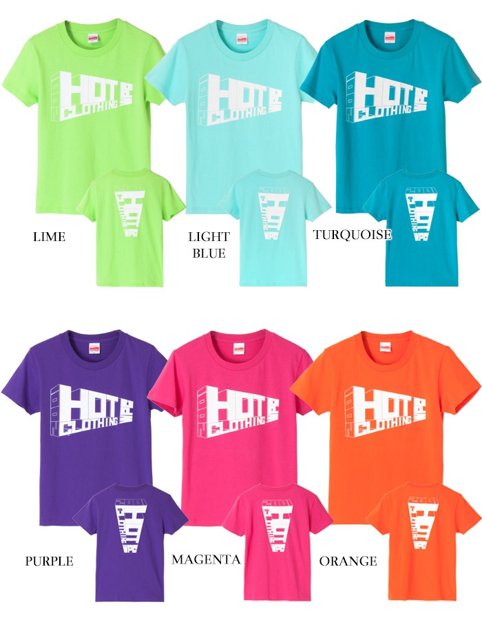 20 years since 2001 HotClothingオリジナル HotマークロゴプリントTシャツ -hot-t004
