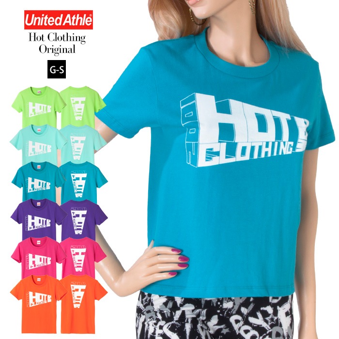 20 years since 2001 HotClothingオリジナル HotマークロゴプリントTシャツ -hot-t004