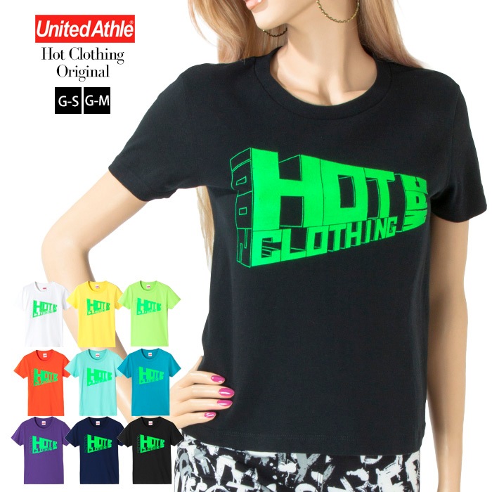 20 years since 2001 HotClothingオリジナル HotマークロゴプリントTシャツ -hot-t005