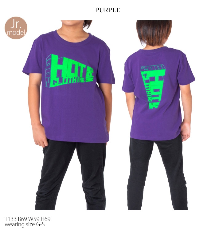 20 years since 2001 HotClothingオリジナル HotマークロゴプリントTシャツ -hot-t005