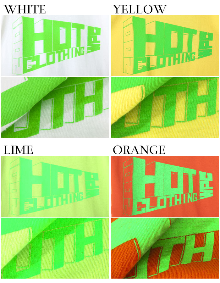20 years since 2001 HotClothingオリジナル HotマークロゴプリントTシャツ -hot-t005