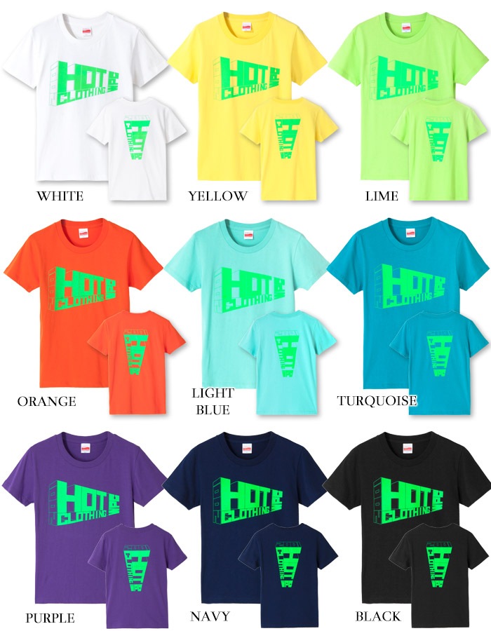 20 years since 2001 HotClothingオリジナル HotマークロゴプリントTシャツ -hot-t005
