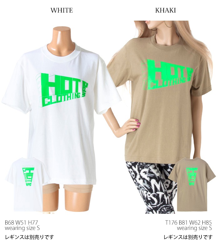 Mens HotClothingオリジナル ロゴプリントTシャツ Mens -hot-t006