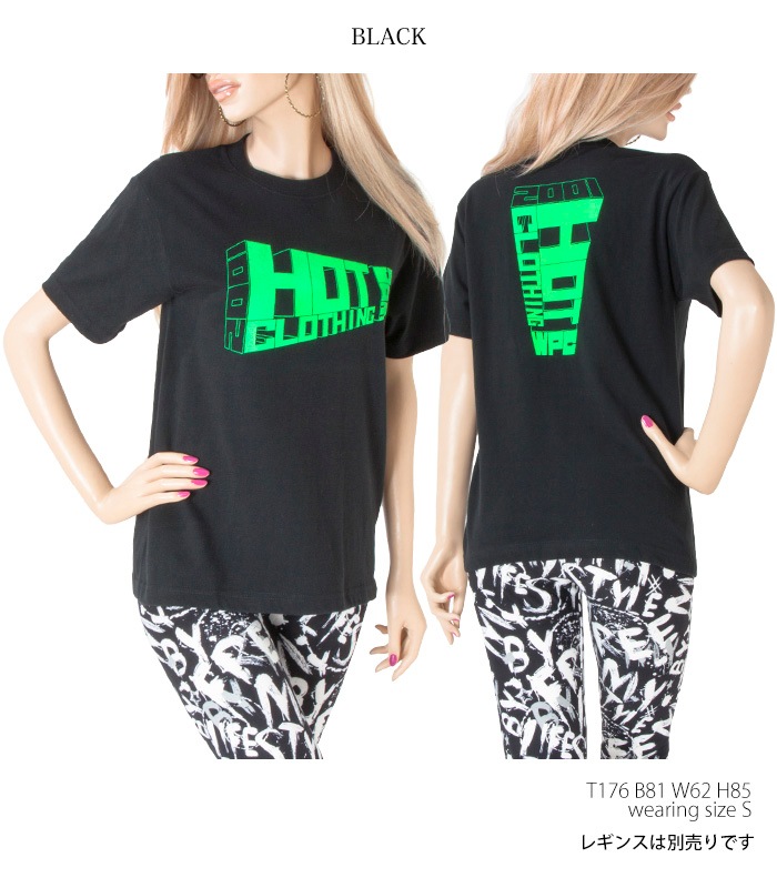Mens HotClothingオリジナル ロゴプリントTシャツ Mens -hot-t006