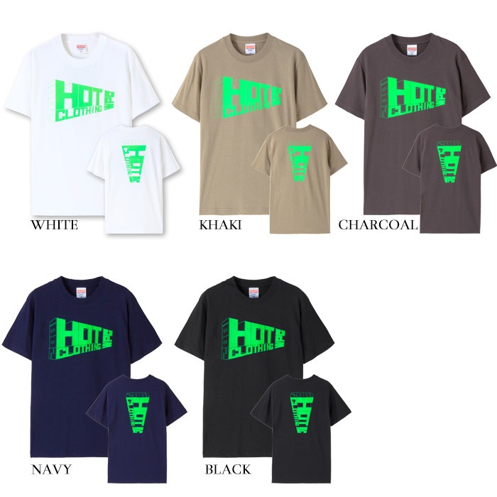 Mens HotClothingオリジナル ロゴプリントTシャツ Mens -hot-t006