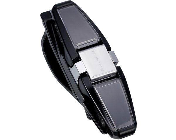 星光産業 サングラスホルダー 2本同時収納 90度回転 ブラック EC-38/|アクセサリ|車用品