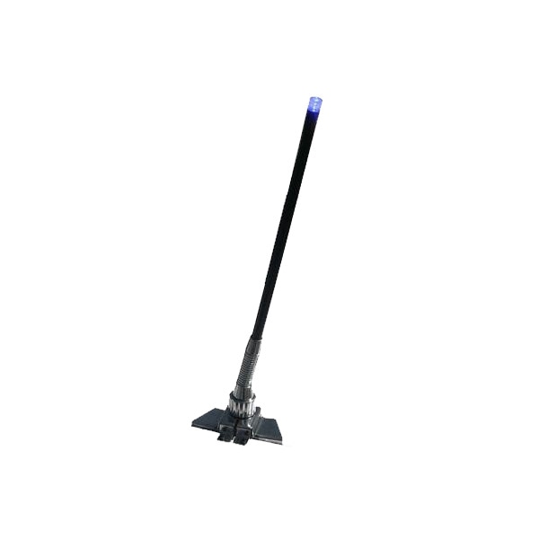 ダミーTLアンテナブルーLED内蔵トランクアンテナ アンテナアース セダン・旧車に TA-182/|外装パーツ|車用品