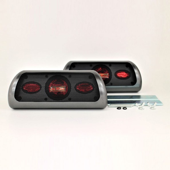 据置型 置き型 2WAYスピーカー 車 最大50W リアトレイ ラゲッジルーム 増設 DC12V車用/ブレイス PL-250|カーオーディオ・映像|車用品