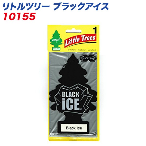  メテオAPAC株式会社：リトルツリー LittleTrees エアーフレッシュナー 吊り下げ式芳香剤 ブラックアイス 消臭/10155/|芳香剤・消臭剤|車用品