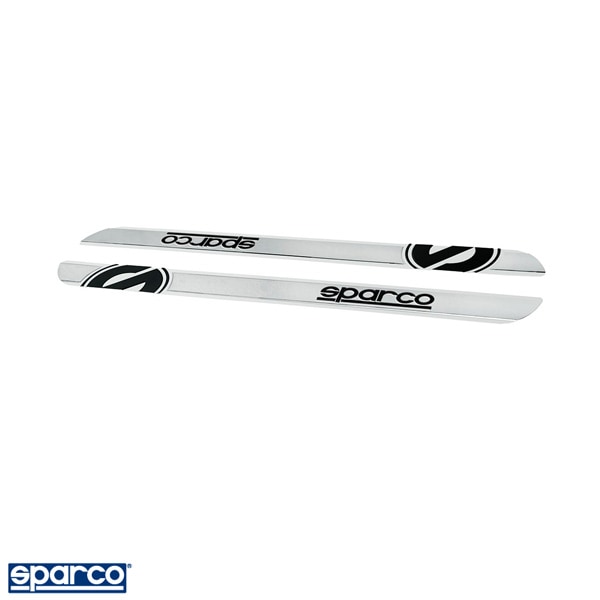 ドアシールセット スカッフプレート Sサイズ 450x40mm/スパルコ/sparco CORSA：OPC13130201|アクセサリ|車用品