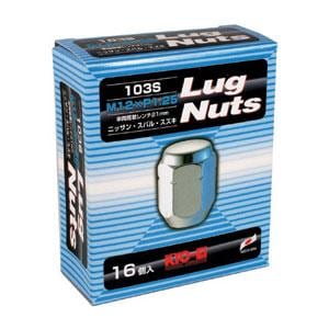 KYO-EI Lug Nuts ラグナット 袋タイプ M12xP1.25 21HEX クロームメッキ 16個入り 103S-16P/|タイヤ・ホイール|車用品