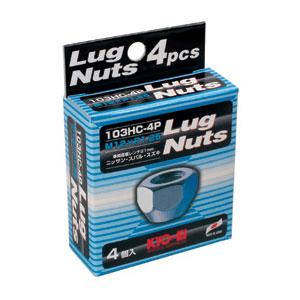  KYO-EI Lug Nuts ラグナット 貫通タイプ M12xP1.25 21HEX クロームメッキ 4個入り 103HC-4P/|タイヤ・ホイール|車用品