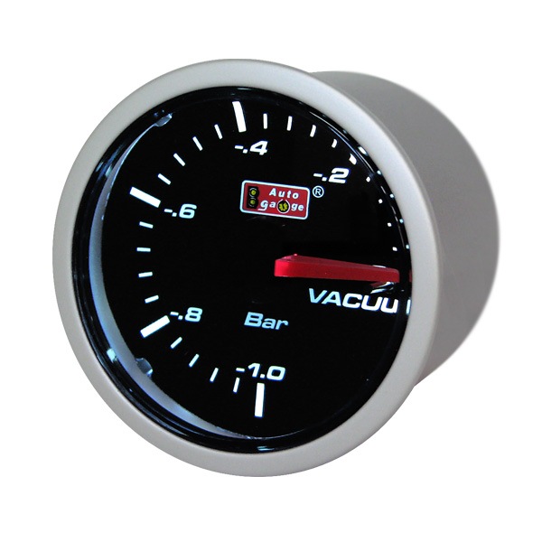 オートゲージ：52φ 2inch スモークメーター バキューム計 ホワイトLED/52-ASMVASWL-270|GTパーツ|車用品