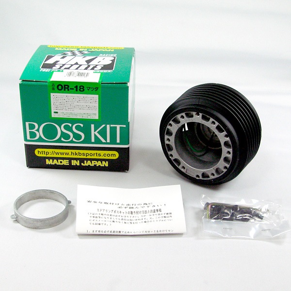 HKB SPORTS/東栄産業 ボスキット マツダ系 日本製  アルミダイカスト/ABS樹脂 OR-18|内装パーツ|車用品