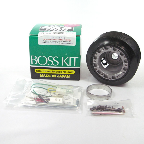 HKB SPORTS/東栄産業 ボスキット スバル系 日本製  アルミダイカスト/ABS樹脂 OS-245|内装パーツ|車用品