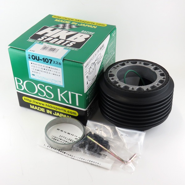 HKB SPORTS/東栄産業 ボスキット スズキ系 日本製  アルミダイカスト/ABS樹脂 OU-107|内装パーツ|車用品