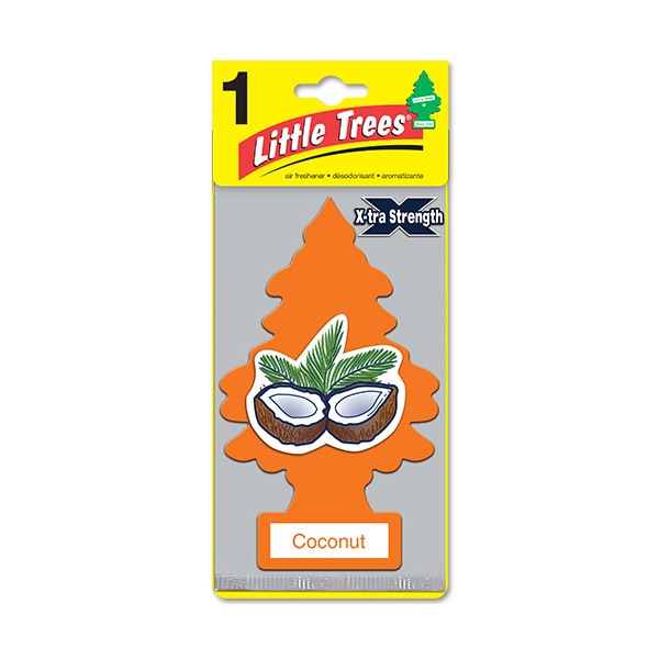  芳香剤 ビッグリトルツリー Little Trees ココナッツ 吊り下げタイプ 大型車やリビングなどに/メテオAPAC株式会社:10617|芳香剤・消臭剤|車用品