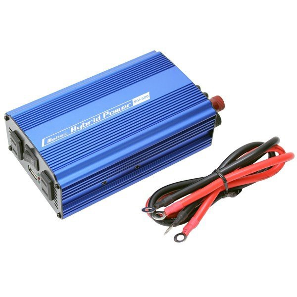 インバーター 車 12V USBポート AC100Vコンセント 定格出力450W 静音タイプ 大自工業 メルテック SIV-500|アクセサリ|車用品