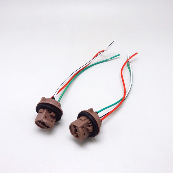 汎用ソケット LEDバルブ テール バックフォグ DC12V専用 DIY ウェッジソケット T20シングル T20ダブル/ブレイス SR-5|電子パーツ|車用品