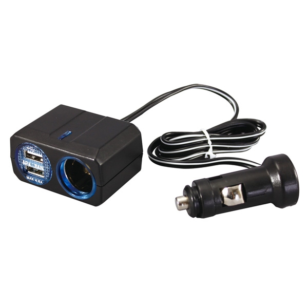 車 スマートフォン 電源＆USB充電 シガーソケットDC12V車 ヤック/PZ-709|アクセサリ|車用品