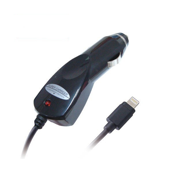 DC充電器 スマホ充電器 Lightningコネクタ iPad iPhone iPod ハイパワー2.4A ブラック ストレート 車用品/カシムラ KL-61|アクセサリ|車用品