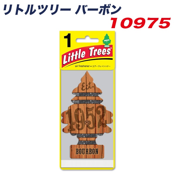 リトルツリー バーボン 芳香剤 Little Trees エアーフレッシュナー 持続7週間 メテオAPAC株式会社 10975|芳香剤・消臭剤|車用品