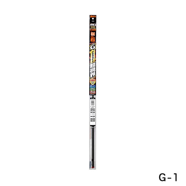 ソフト99 ガラコワイパー グラファイト超視界 替えゴム ワイパーゴム 長さ300mm ゴム幅6mm 角型 G-1 04701|メンテナンス|車用品