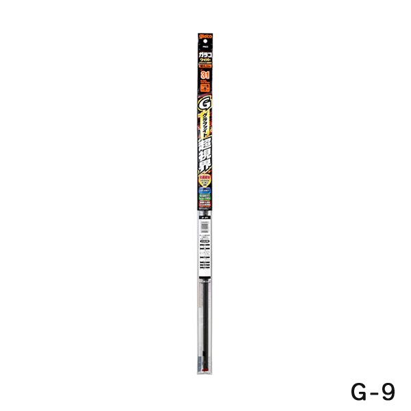 ソフト99 ガラコワイパー グラファイト超視界 替えゴム ワイパーゴム 長さ500mm ゴム幅6mm 角型 G-9 04709|メンテナンス|車用品