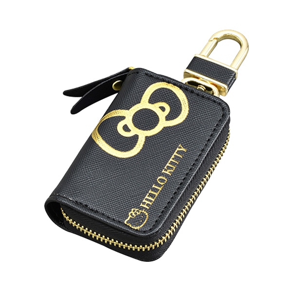 セイワ ハローキティ B＆G スマートキーケース キズや汚れ防止に 360°回転カラビナフック・チェーン付 各社スマートキー純正対応 KT523|アクセサリ|車用品