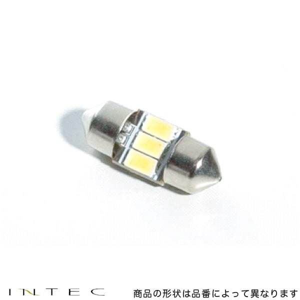 INTEC NEWハイパフォーマンスLEDバルブ T8×28 ホワイト6500 90lm DC12V 国産車用 ルームランプなどに NLFB-T10WS|ライト・ランプ|車用品