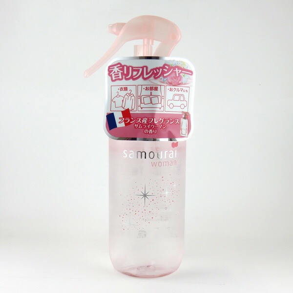 SPRジャパン サムライウーマン ファブリックミスト 300ml フローラル 香水 芳香剤 フレグランス 消臭 除菌 静電気防止 23463|芳香剤・消臭剤|車用品