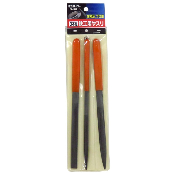 豊光 鉄鋼用ヤスリ 3本入 全長215mm 鋼 鉄 銅などの仕上げや調整に 工具 PA-350|DIY・工具|車用品